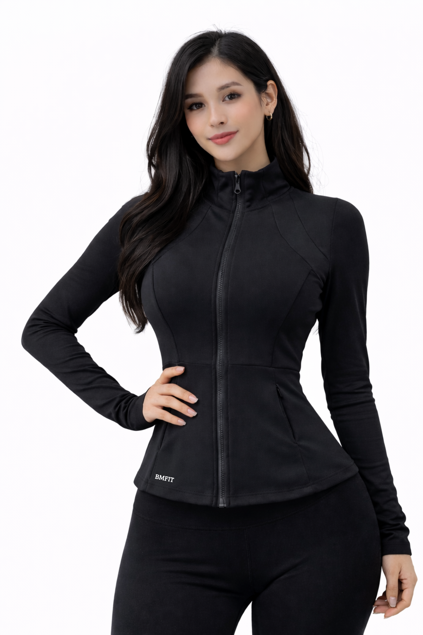 BM FIT スリムフィットジップジャケット