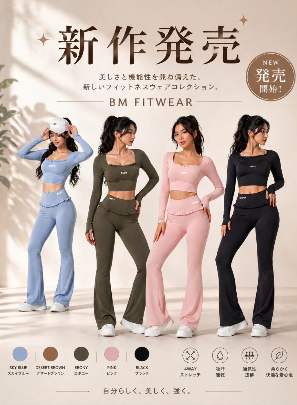 BMFIT フリルデザインセットアップ