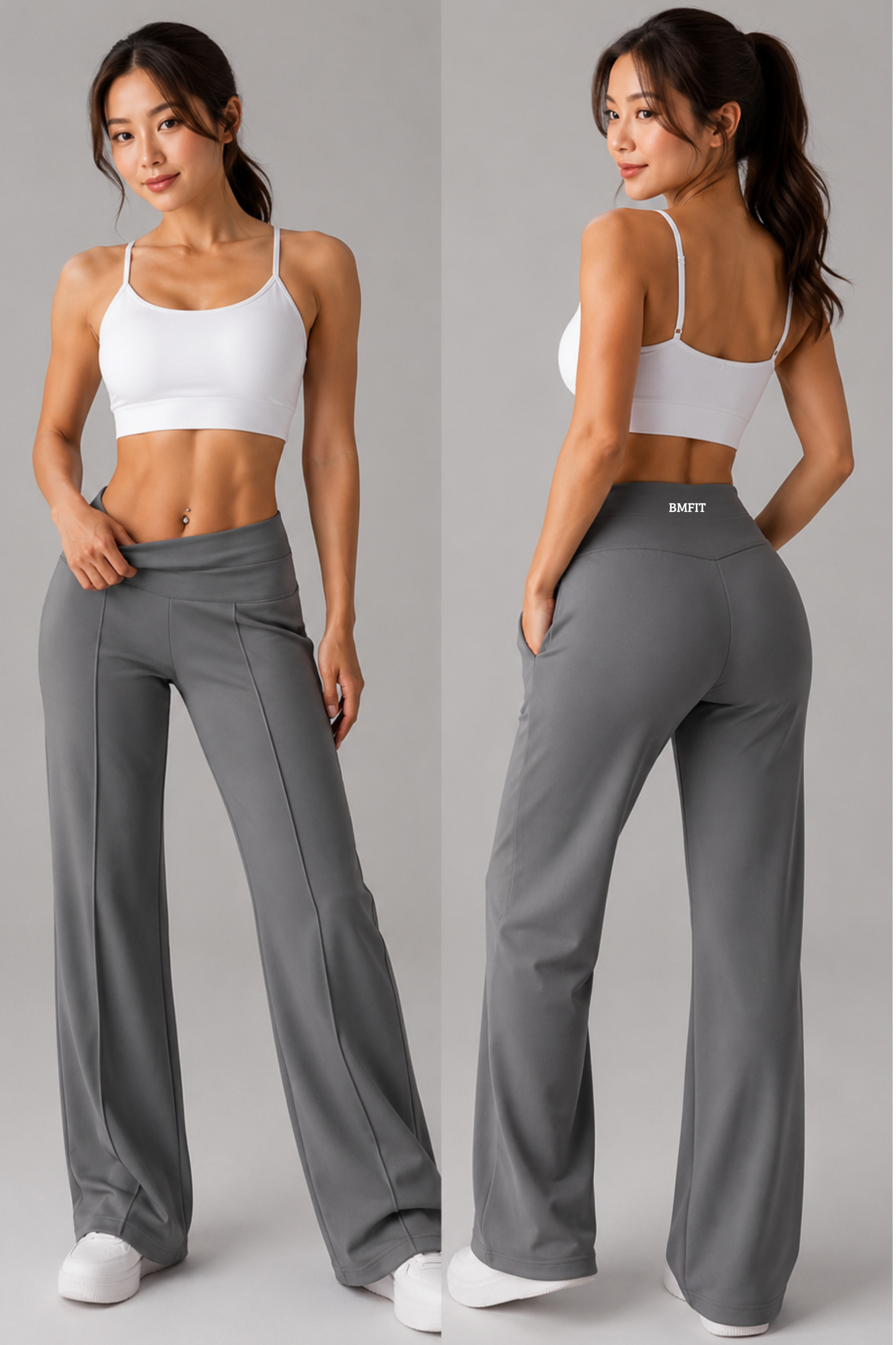 BMFIT ワイドレッグパンツ