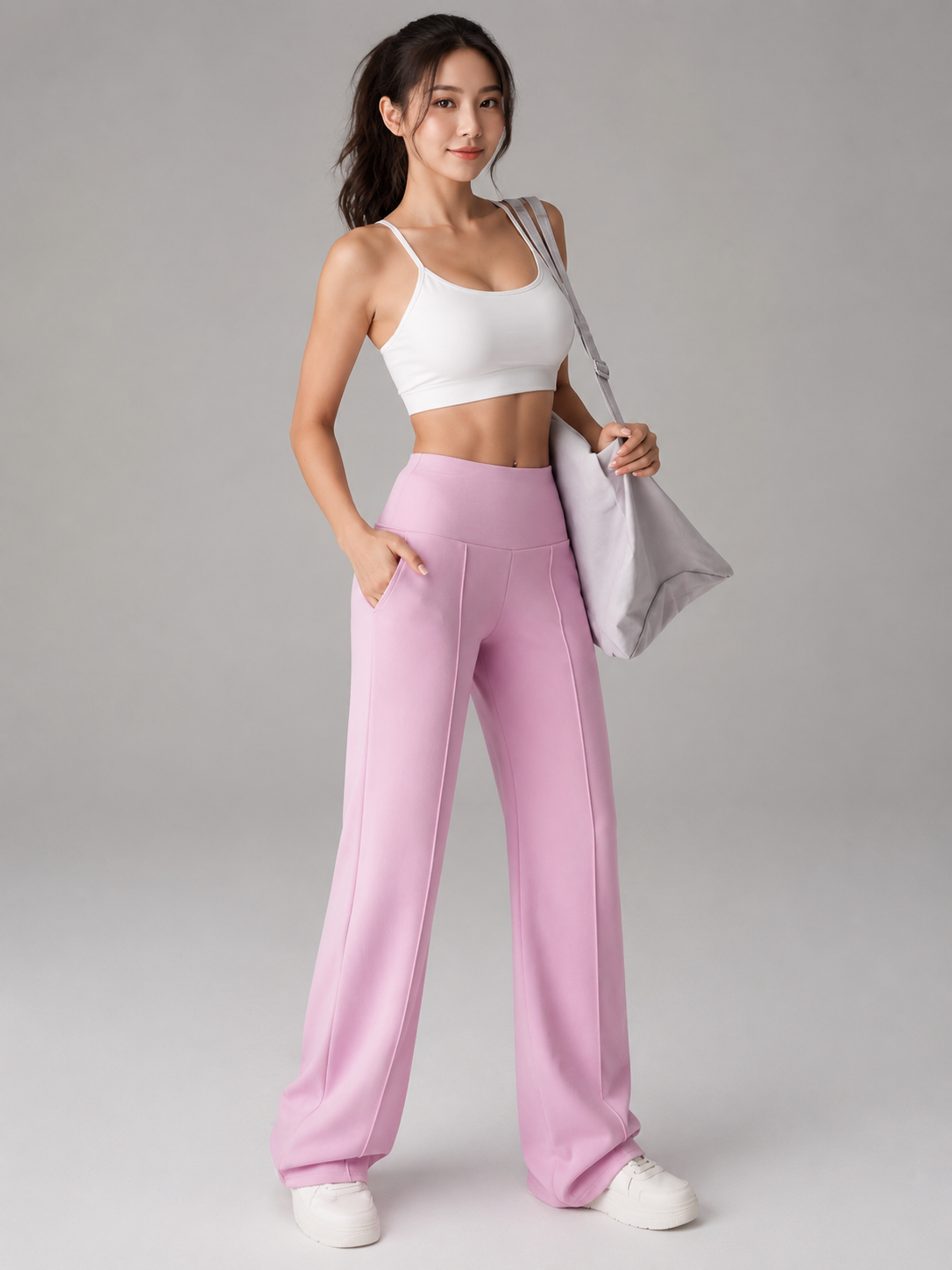 BMFIT ワイドレッグパンツ