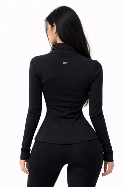 BM FIT スリムフィットジップジャケット