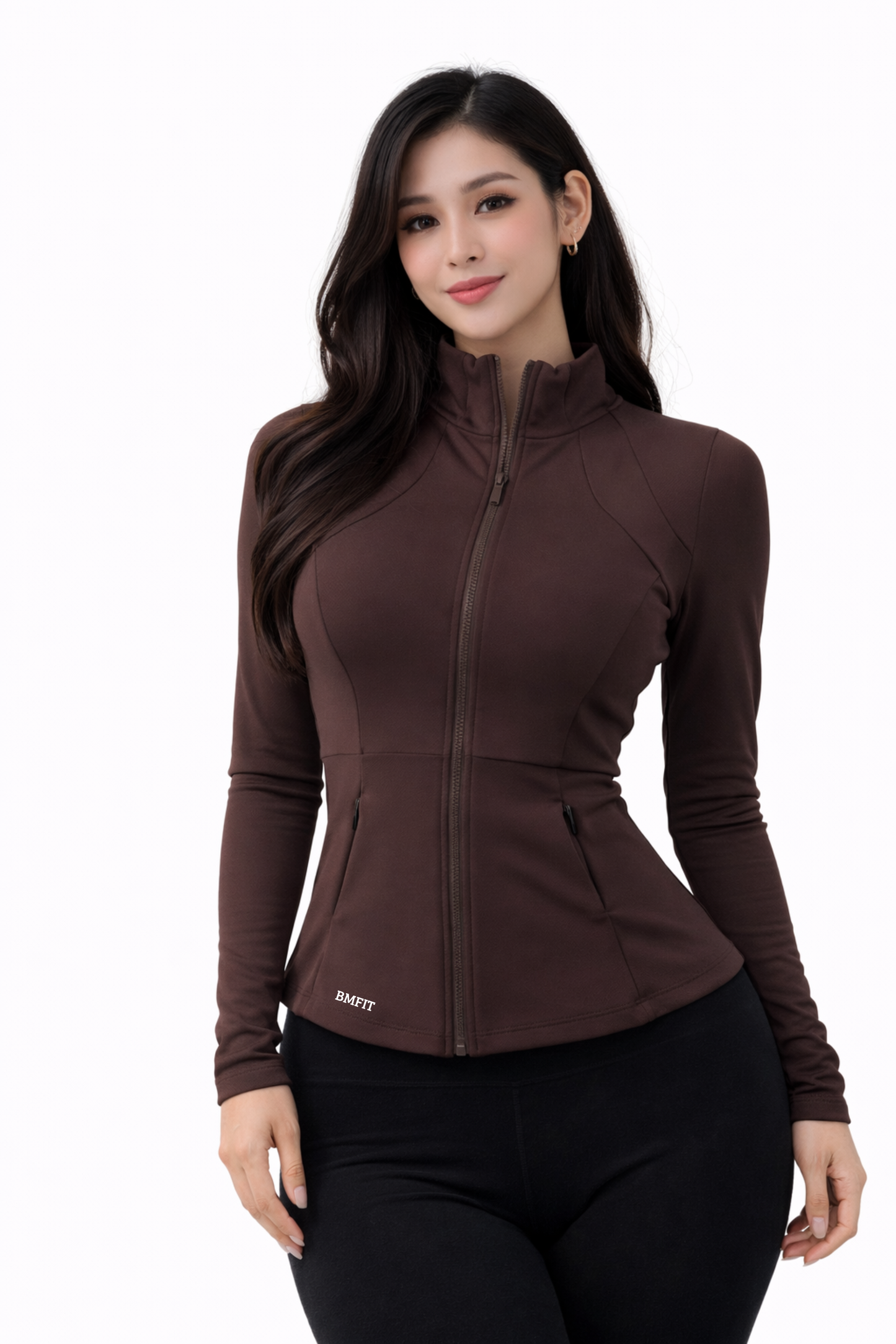 BM FIT スリムフィットジップジャケット