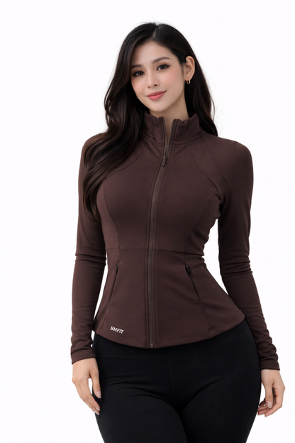 BM FIT スリムフィットジップジャケット