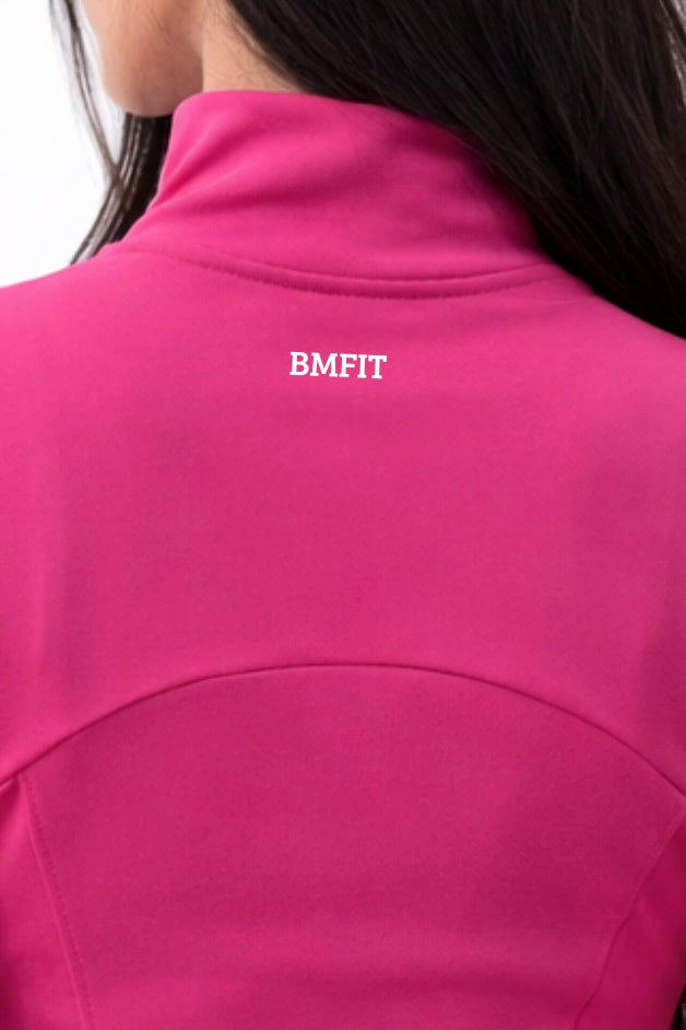 BM FIT スリムフィットジップジャケット