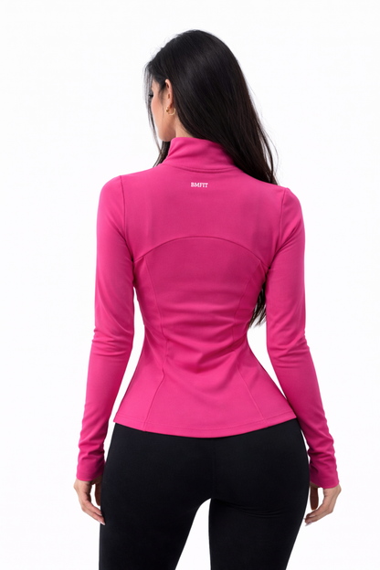 BM FIT スリムフィットジップジャケット
